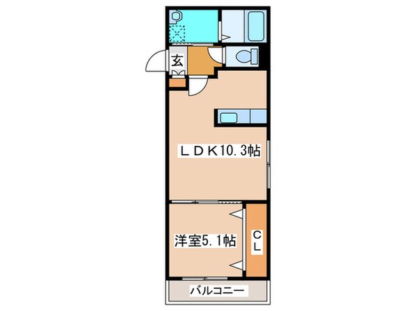 Regina学園前の物件間取画像